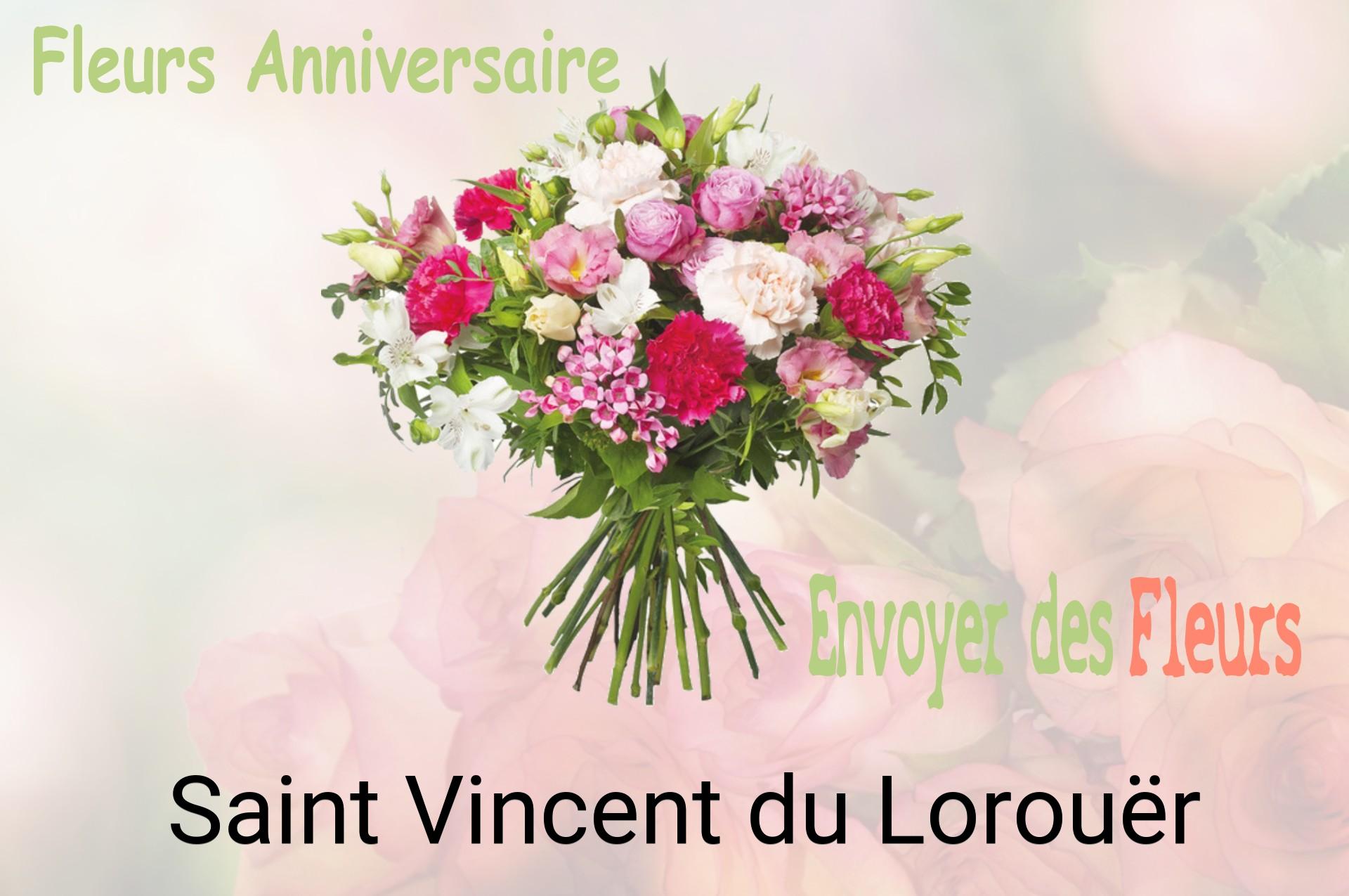 Bouquet de fleurs d’anniversaire livré à Saint-Vincent-du-Lorouër
