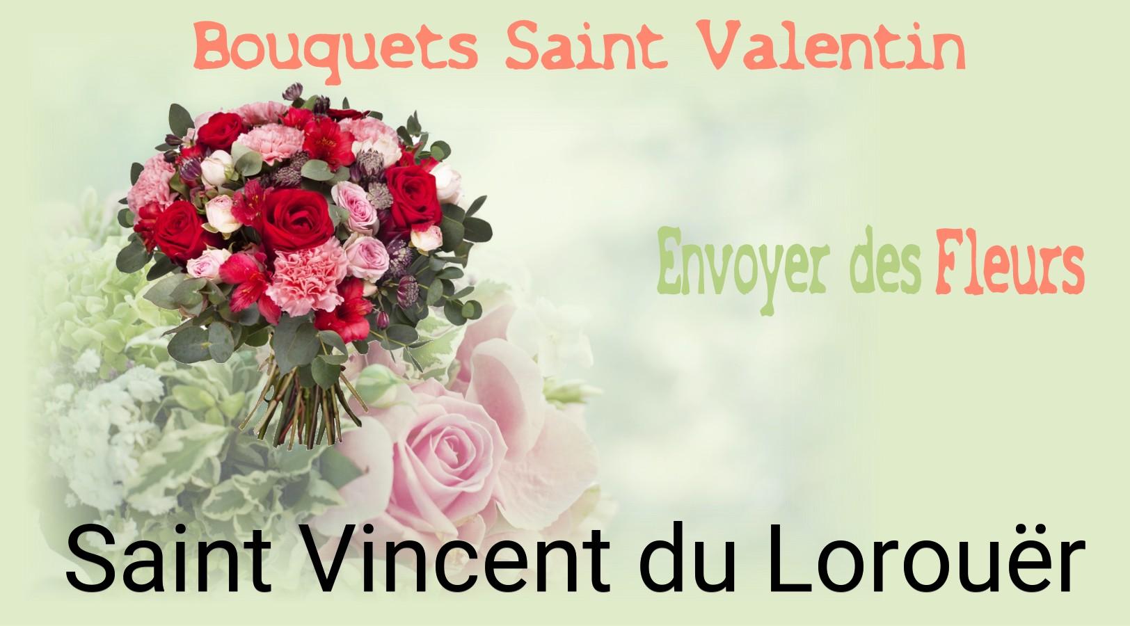 Roses de Saint-Valentin livrées à Saint-Vincent-du-Lorouër